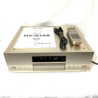パイオニア(Pioneer)の【美品☆取説リモコン付】 Pioneer DVDプレーヤー DV-S10A(DVDプレーヤー)