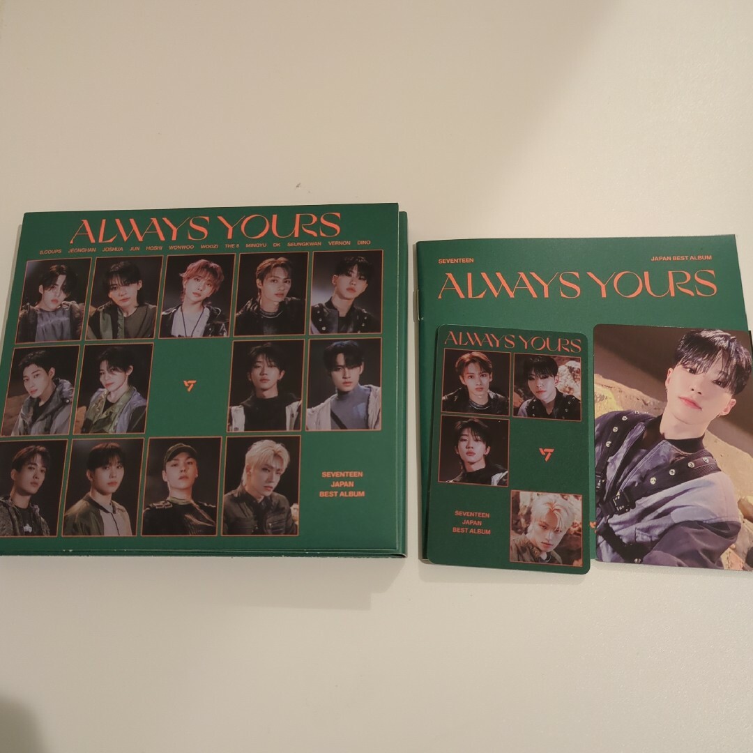 SEVENTEEN(セブンティーン)のSEVENTEEN セブチ ALWAYS YOURS トレカ Mカード付き エンタメ/ホビーのCD(K-POP/アジア)の商品写真