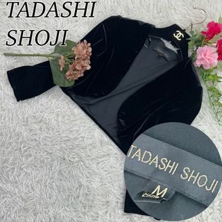 タダシショウジ(TADASHI SHOJI)のタダシショージ レディース Mサイズ ベロア ボレロ カーディガン ショート丈(カーディガン)