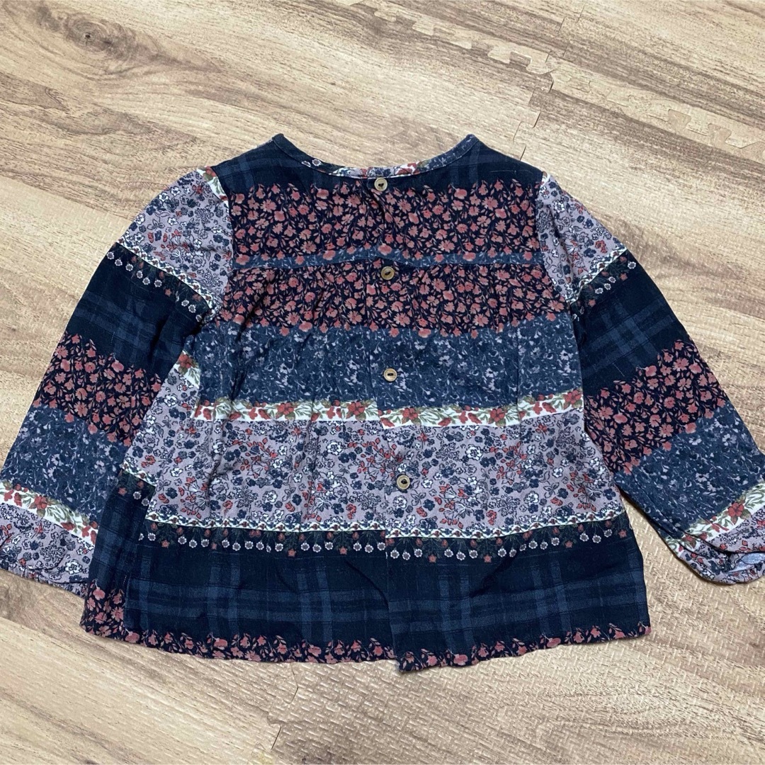 ZARA KIDS(ザラキッズ)のZARAベビー　ブラウス　95 98 100　 キッズ/ベビー/マタニティのキッズ服女の子用(90cm~)(ブラウス)の商品写真