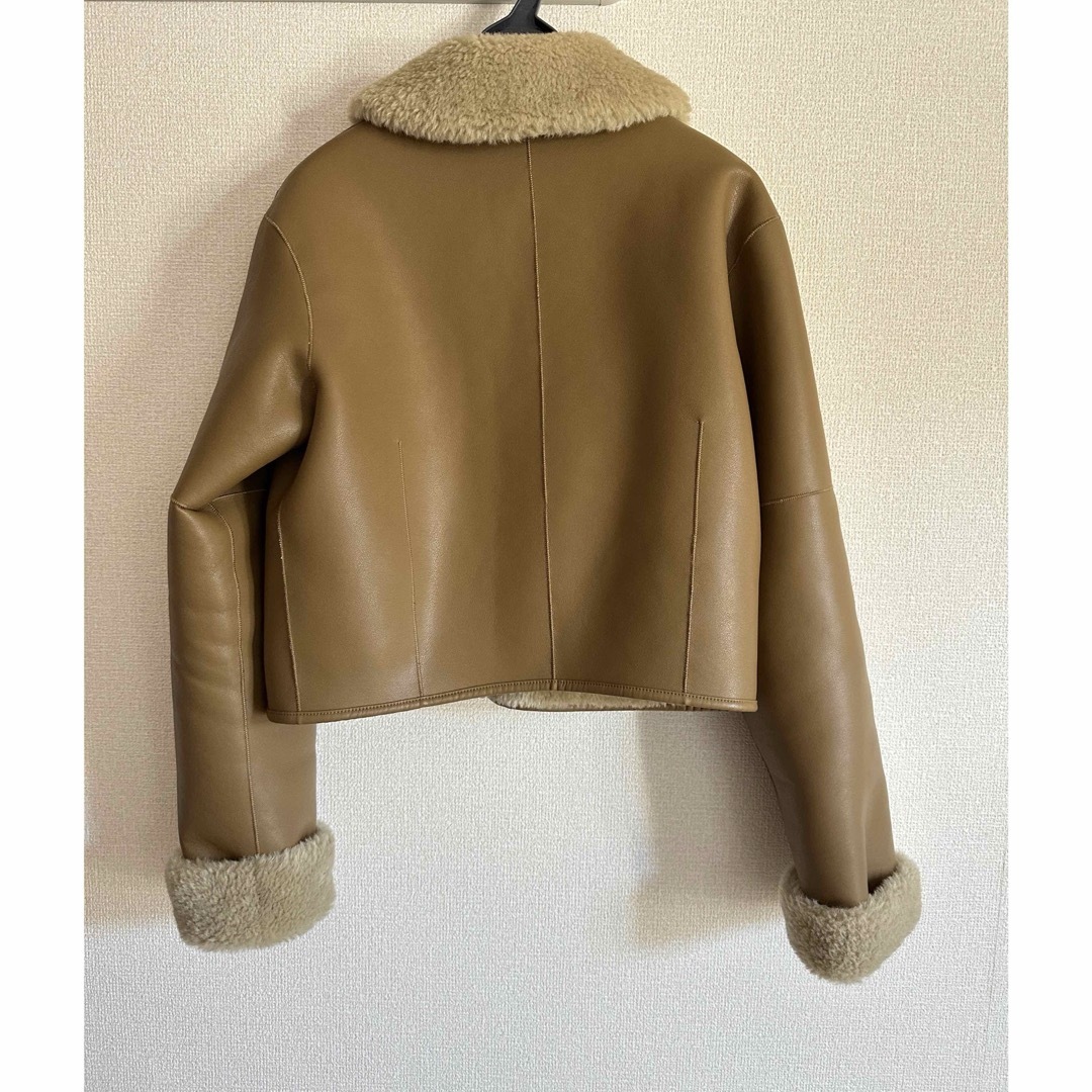 CLANE - CLANE VEGAN LEATHER BOA SHORT JACKETの通販 by CLANE - CLANE VEGAN LEATHER BOA SHORT JACKETの通販 by