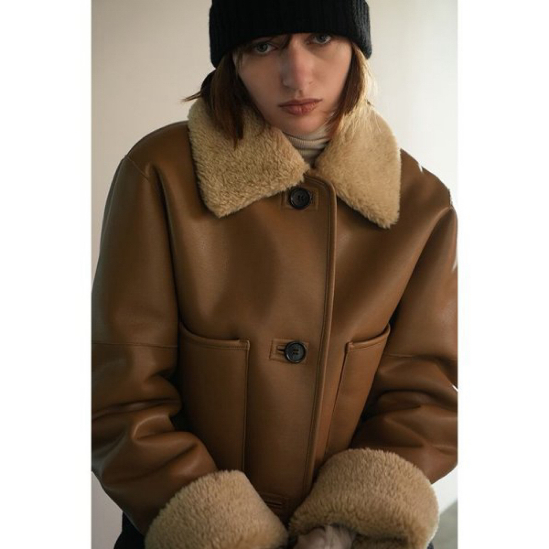 CLANE - CLANE VEGAN LEATHER BOA SHORT JACKETの通販 by CLANE - CLANE VEGAN LEATHER BOA SHORT JACKETの通販 by