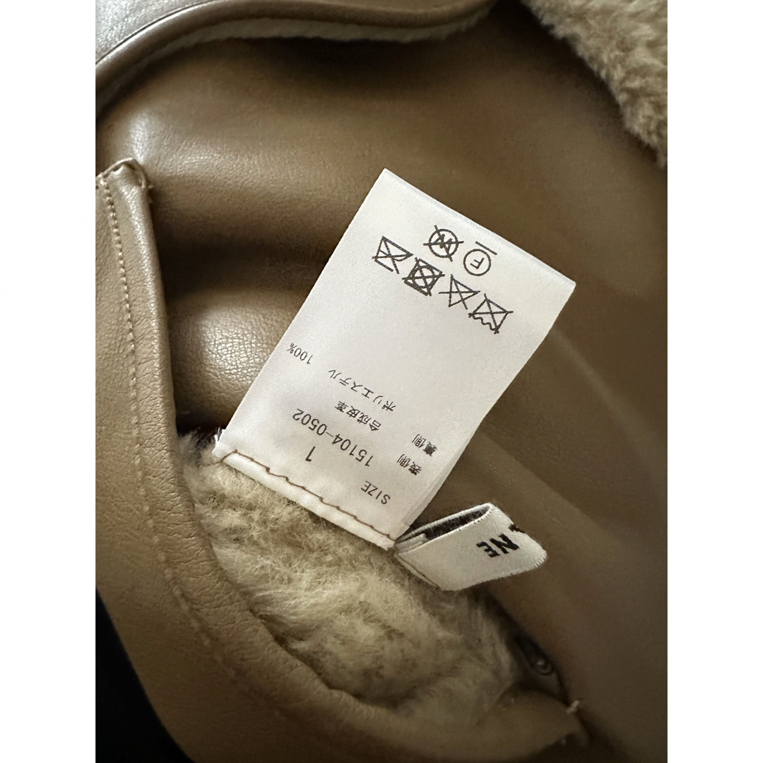 CLANE - CLANE VEGAN LEATHER BOA SHORT JACKETの通販 by CLANE - CLANE VEGAN LEATHER BOA SHORT JACKETの通販 by