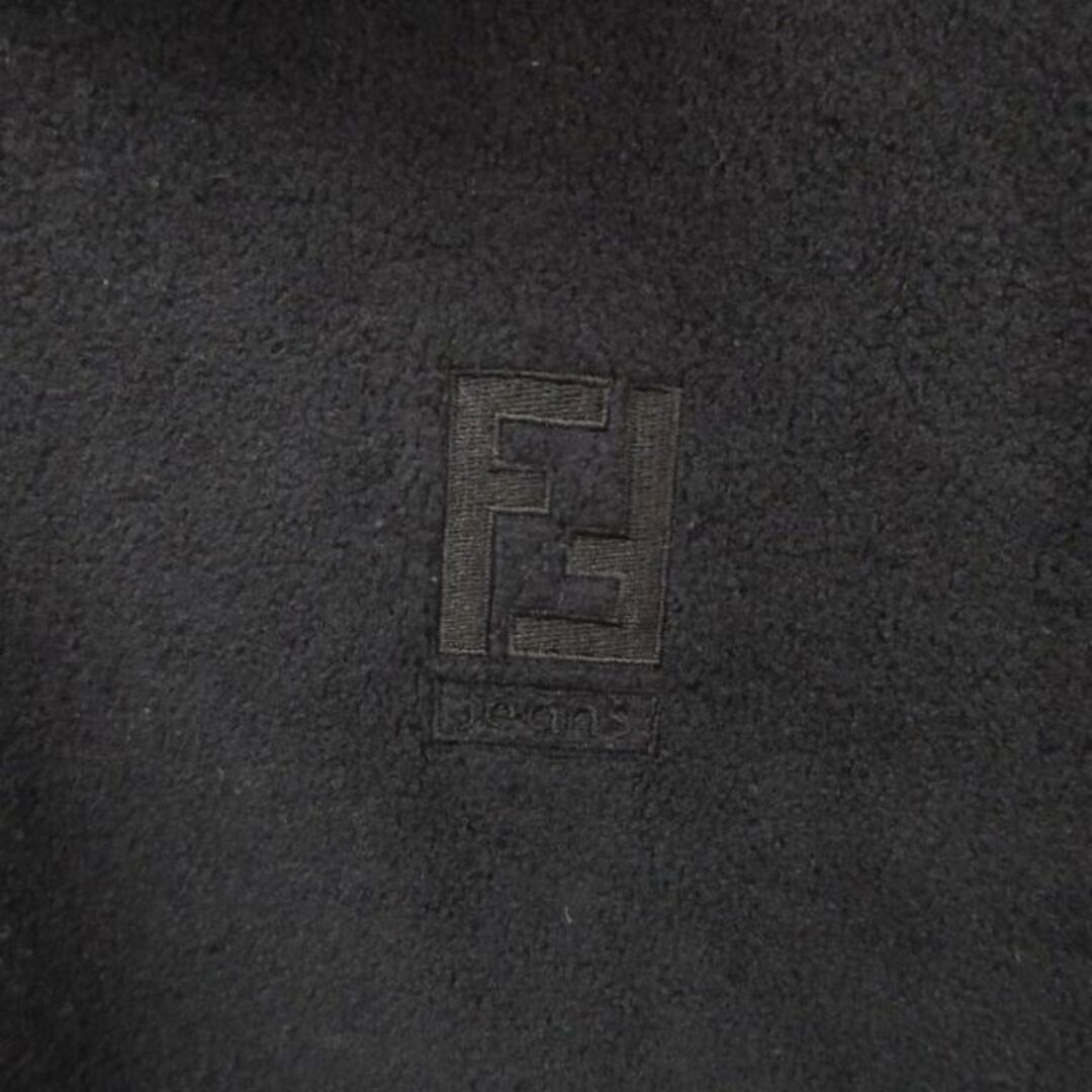 FENDI(フェンディ)のフェンディ 90s ヴィンテージ ズッカ柄 リバーシブルジャケット フリース 黒 メンズのジャケット/アウター(ブルゾン)の商品写真