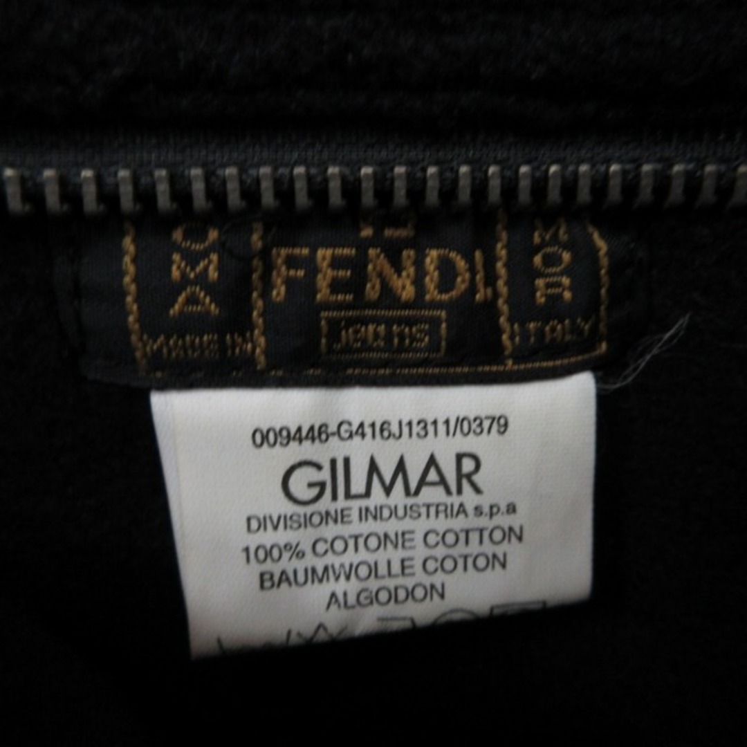 FENDI(フェンディ)のフェンディ 90s ヴィンテージ ズッカ柄 リバーシブルジャケット フリース 黒 メンズのジャケット/アウター(ブルゾン)の商品写真