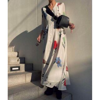 アメリヴィンテージ(Ameri VINTAGE)のAmeri VINTAGE AMANDA DRESS(ロングワンピース/マキシワンピース)