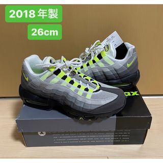 ナイキ(NIKE)のairmax95 イエローグラデ 26cm 新品未使用 2018復刻OG(スニーカー)