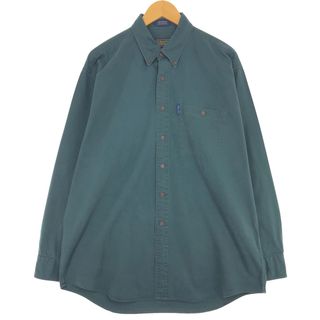 ラルフローレン(Ralph Lauren)の古着 90年代 ラルフローレン Ralph Lauren CHAPS チャップス 長袖 ボタンダウンシャツ メンズL ヴィンテージ /eaa422882(シャツ)