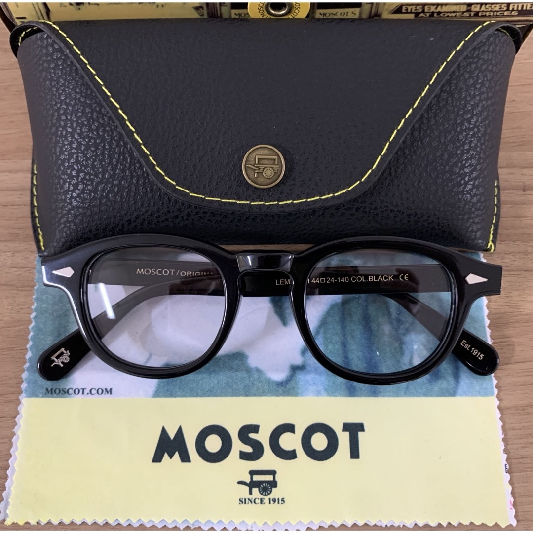 MOSCOT(モスコット)のMOSCOT モスコット レムトッシュ 44黒 メンズのファッション小物(サングラス/メガネ)の商品写真