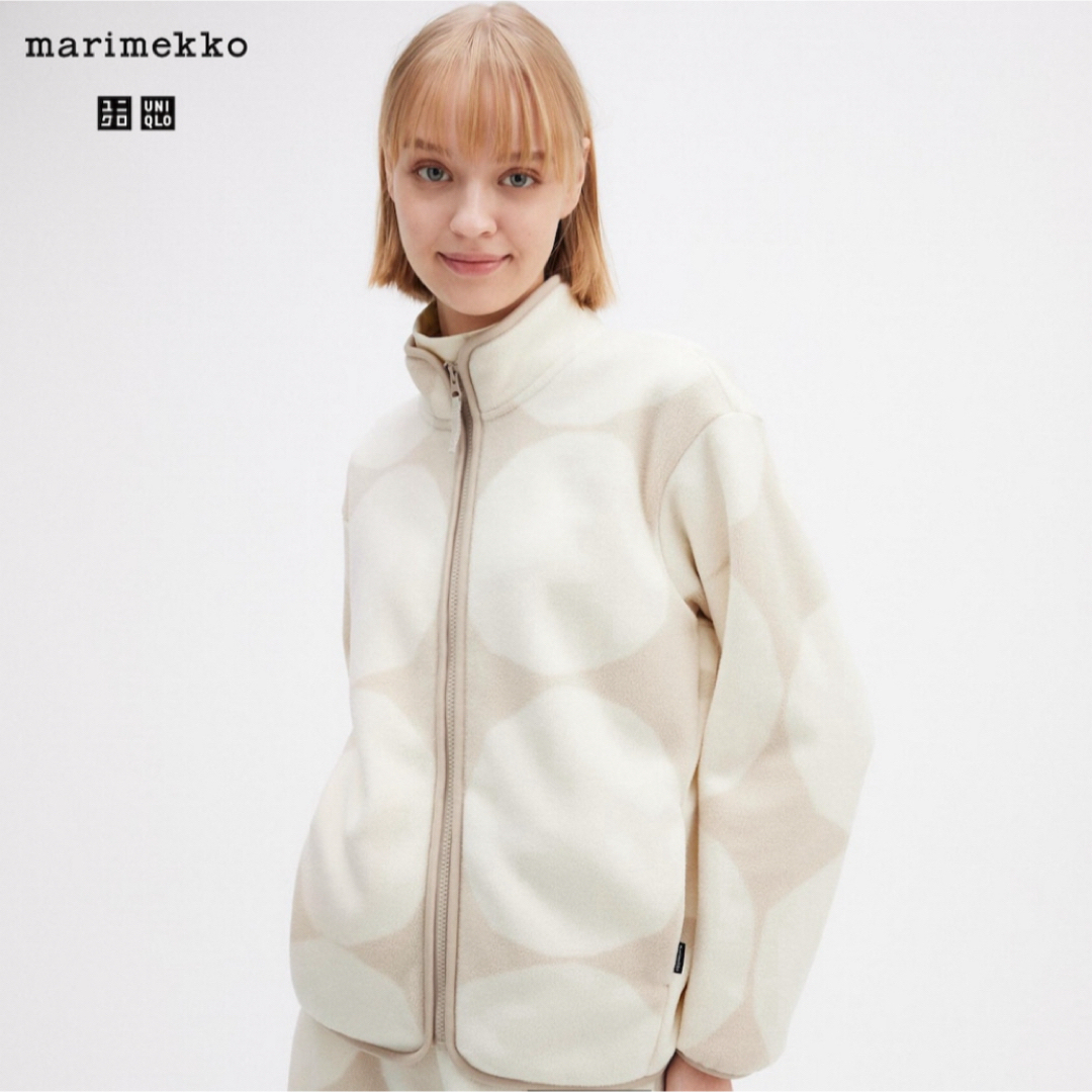 marimekko(マリメッコ)のフリースフルジップジャケット レディースのトップス(ニット/セーター)の商品写真