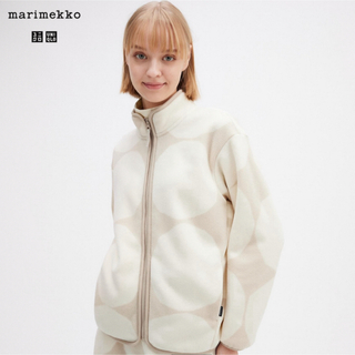 マリメッコ(marimekko)のフリースフルジップジャケット(ニット/セーター)