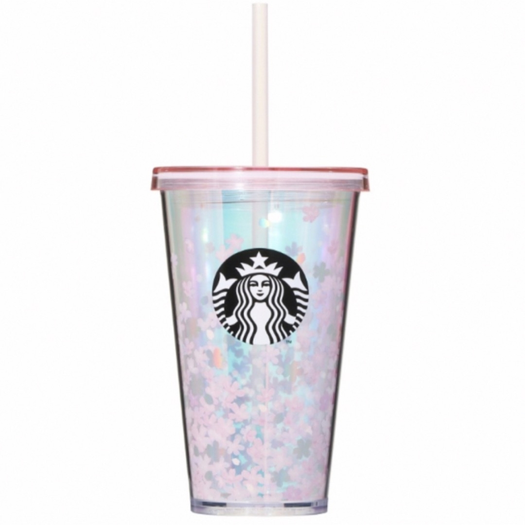 Starbucks Coffee(スターバックスコーヒー)の新品 SAKURA2023コールドカップタンブラーシャイニング473ml インテリア/住まい/日用品のキッチン/食器(タンブラー)の商品写真