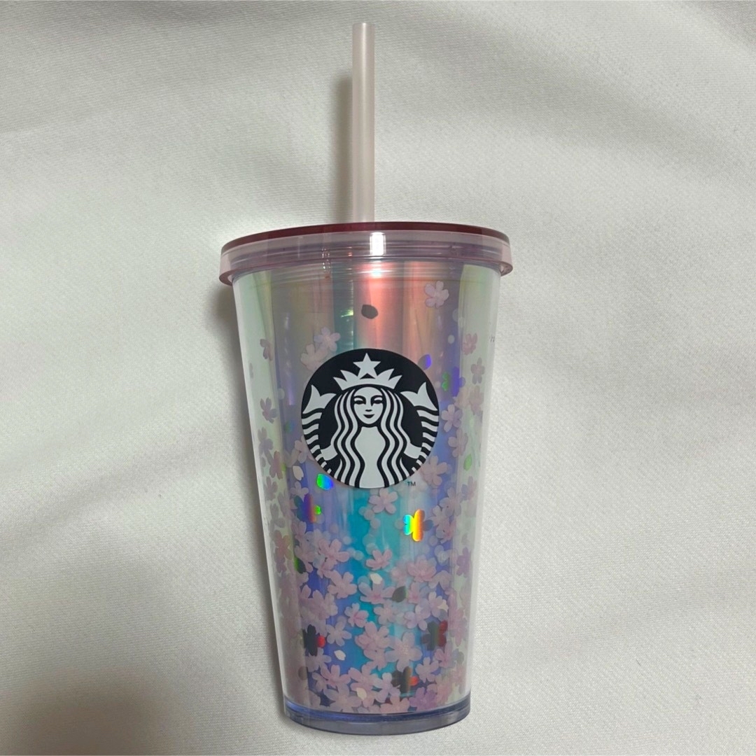 Starbucks Coffee(スターバックスコーヒー)の新品 SAKURA2023コールドカップタンブラーシャイニング473ml インテリア/住まい/日用品のキッチン/食器(タンブラー)の商品写真