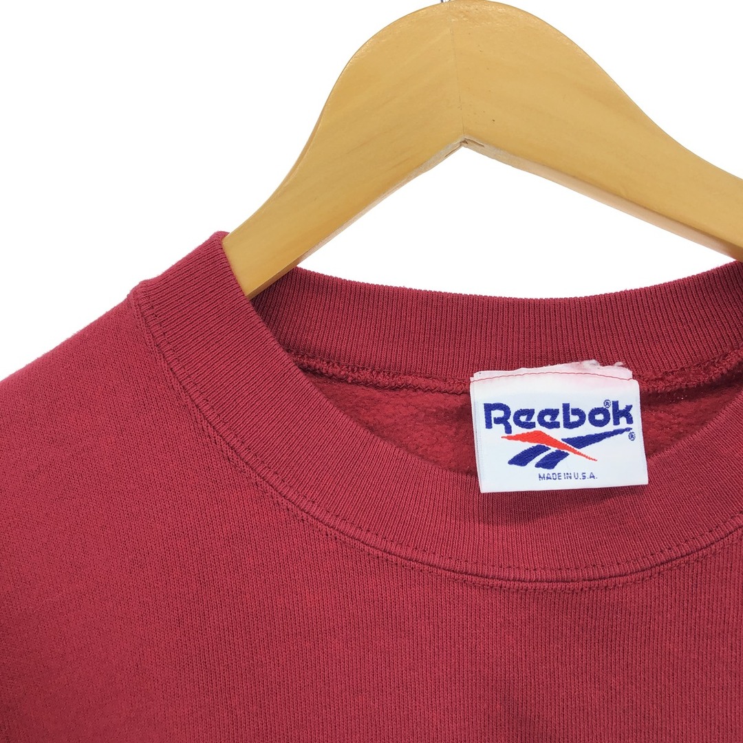 Reebok(リーボック)の古着 90年代 リーボック Reebok ロゴスウェットシャツ トレーナー USA製 メンズXL ヴィンテージ /eaa411279 メンズのトップス(スウェット)の商品写真