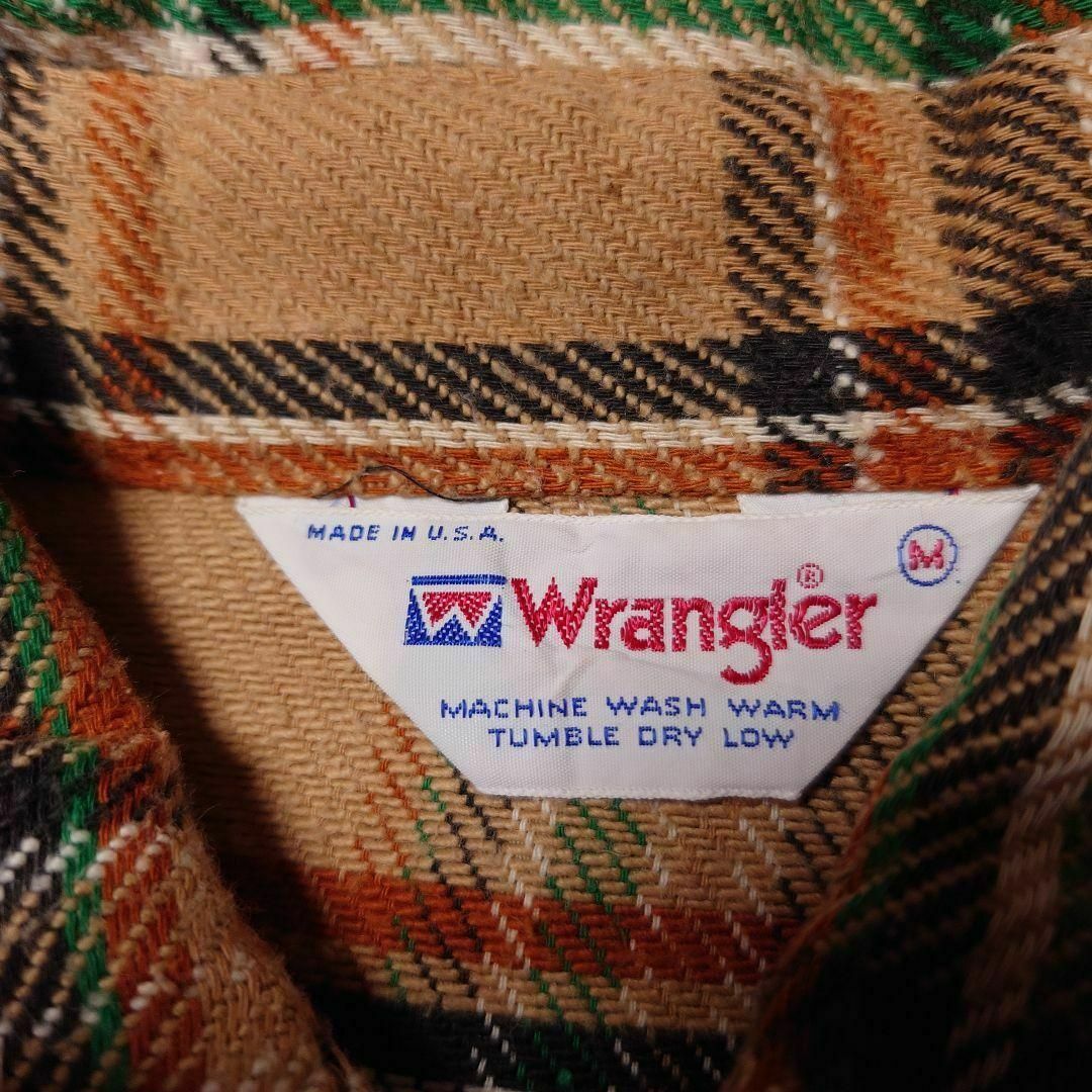 Wrangler(ラングラー)のUSA製 70s Wrangler　ウエスタンシャツチェックシャツ古着ラングラー メンズのトップス(シャツ)の商品写真