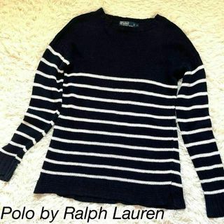 ポロラルフローレン(POLO RALPH LAUREN)のPolo by Ralph Lauren リネン 100%ニット サイズL(ニット/セーター)