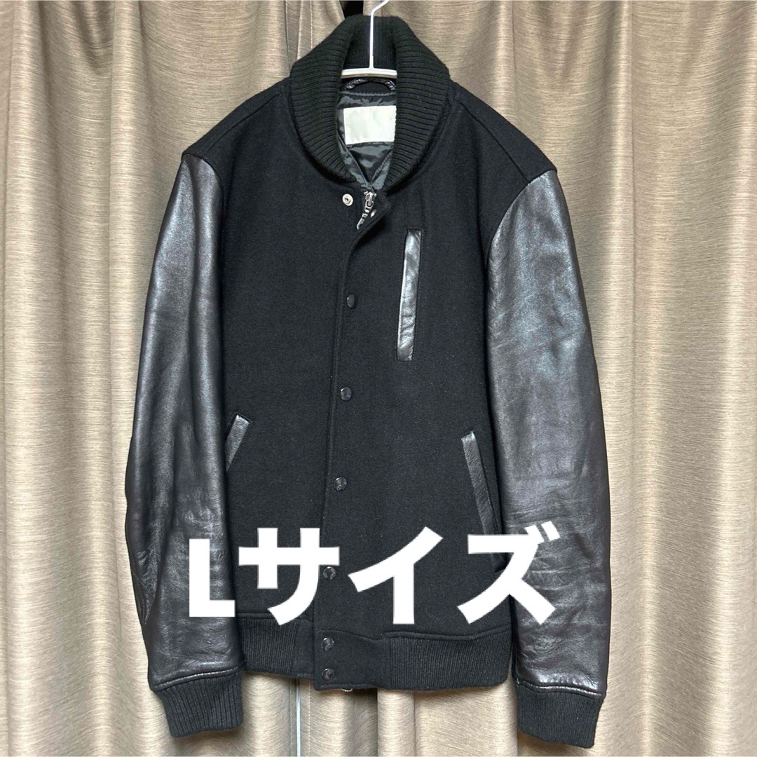 URBAN RESEARCH(アーバンリサーチ)の【美品】URBAN RESEARCHのURiD メルトン/ラムレザー　スタジャン メンズのジャケット/アウター(スタジャン)の商品写真