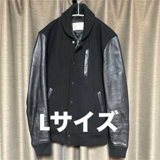 【美品】URBAN RESEARCHのURiD メルトン/ラムレザー　スタジャン