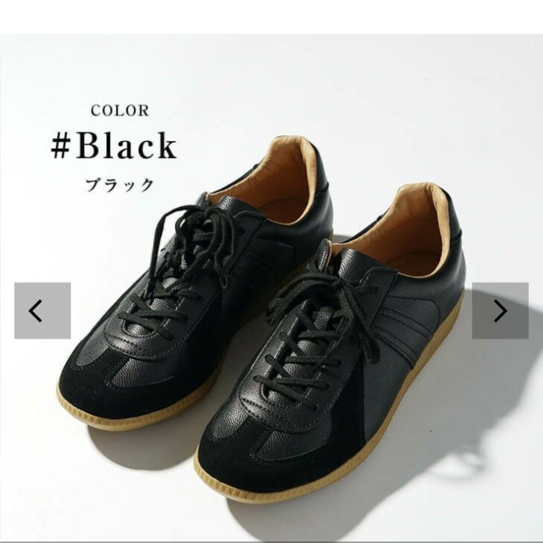 GERMAN TRAINER(ジャーマントレーナー)のMinoriTY GERMAN TRAINER スニーカー ブラック 27.0 メンズの靴/シューズ(スニーカー)の商品写真