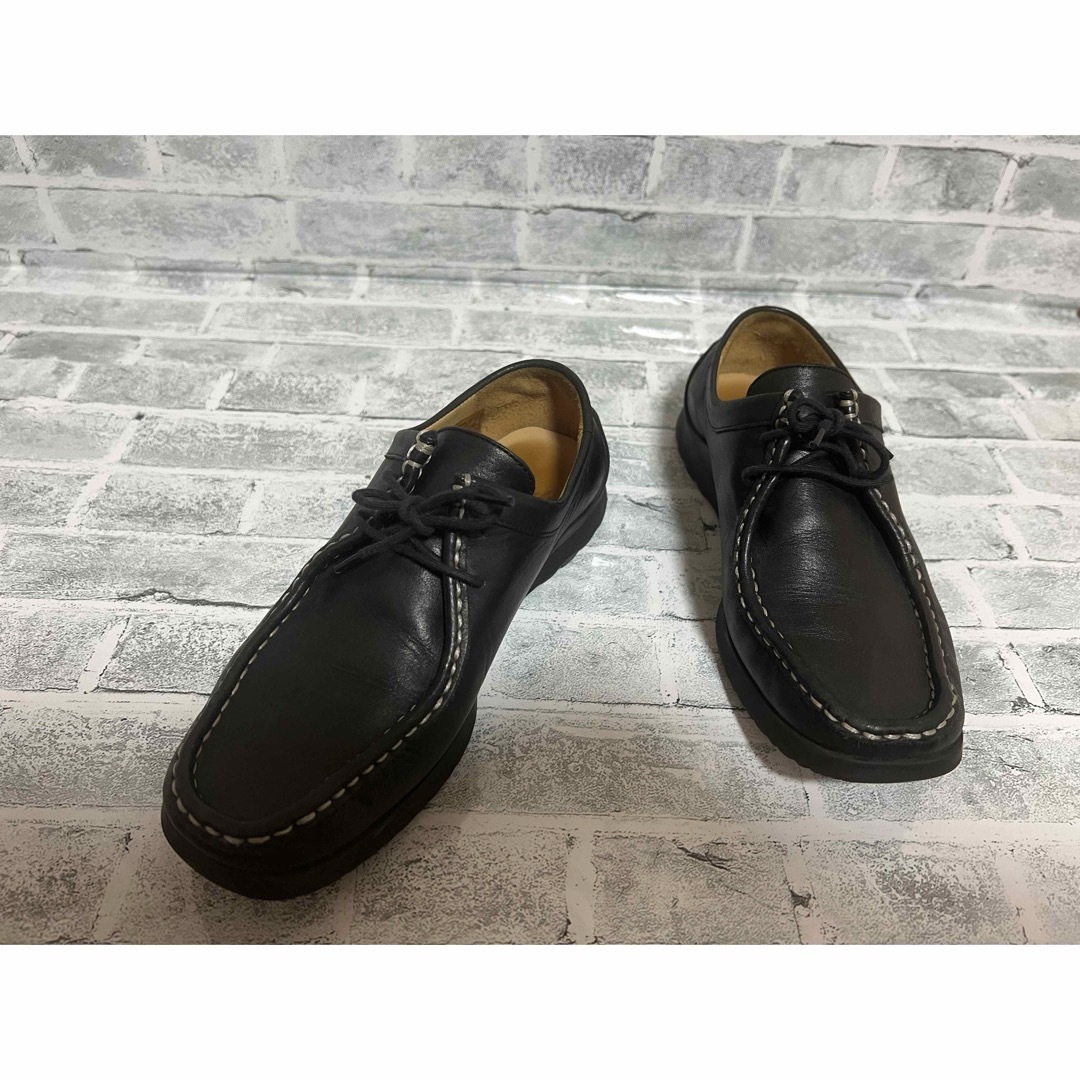 Clarks(クラークス)の美品！【Clarks 】ワラビーチロリアンシューズ(23.5)黒　チャッカブーツ レディースの靴/シューズ(ブーツ)の商品写真