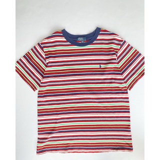ラルフローレン(Ralph Lauren)のラルフローレン　ポロ　半袖　Tシャツ　160 ボーダー　カラフル(Tシャツ/カットソー)