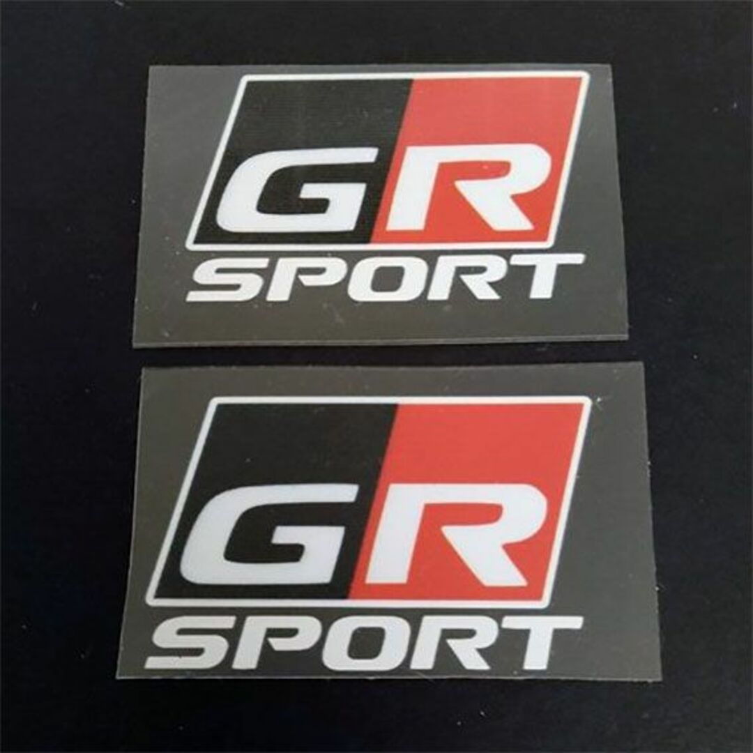 トヨタ(トヨタ)のGR SPORT (GR スポーツ）ステッカー 　２枚セット 自動車/バイクの自動車(車外アクセサリ)の商品写真