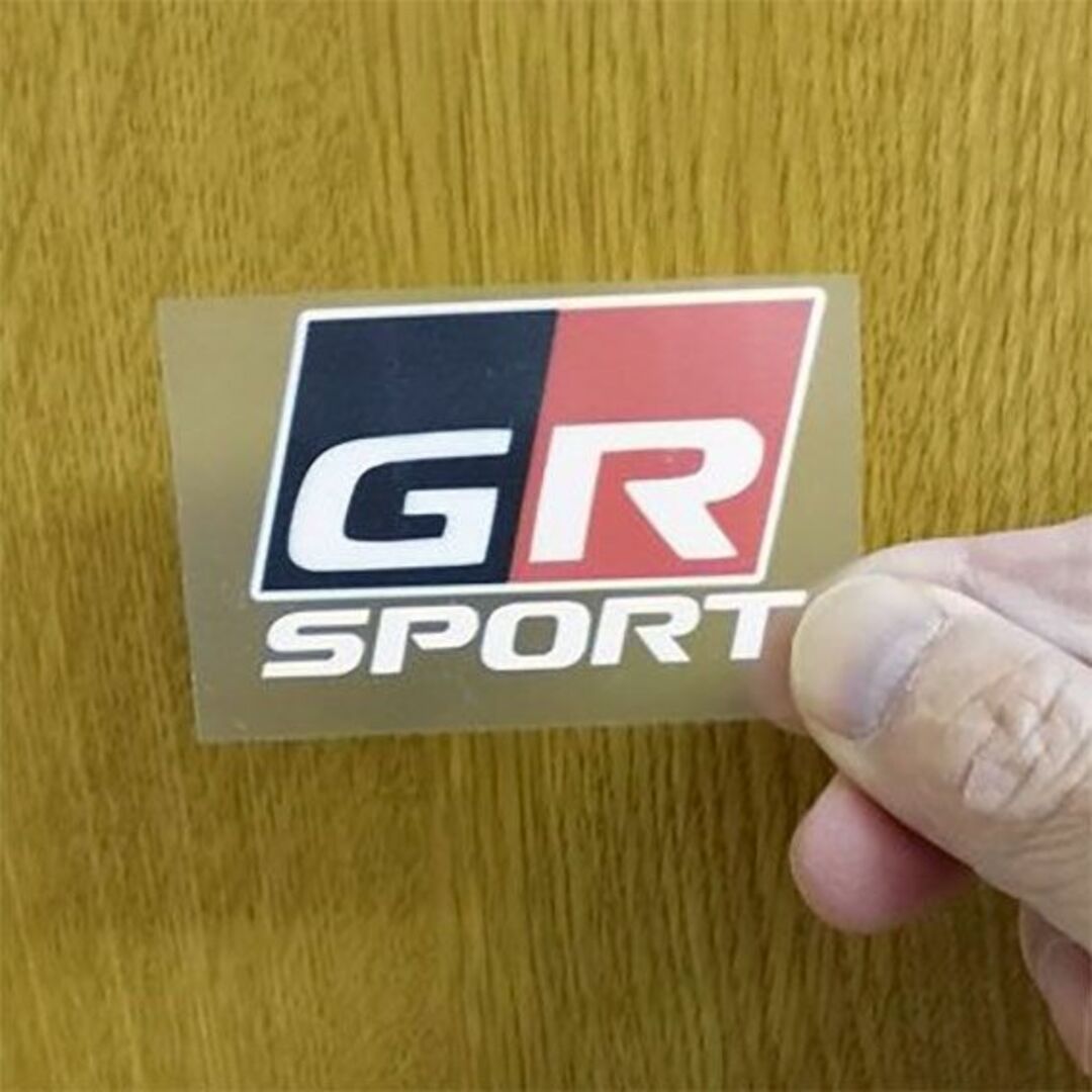 トヨタ(トヨタ)のGR SPORT (GR スポーツ）ステッカー 　２枚セット 自動車/バイクの自動車(車外アクセサリ)の商品写真