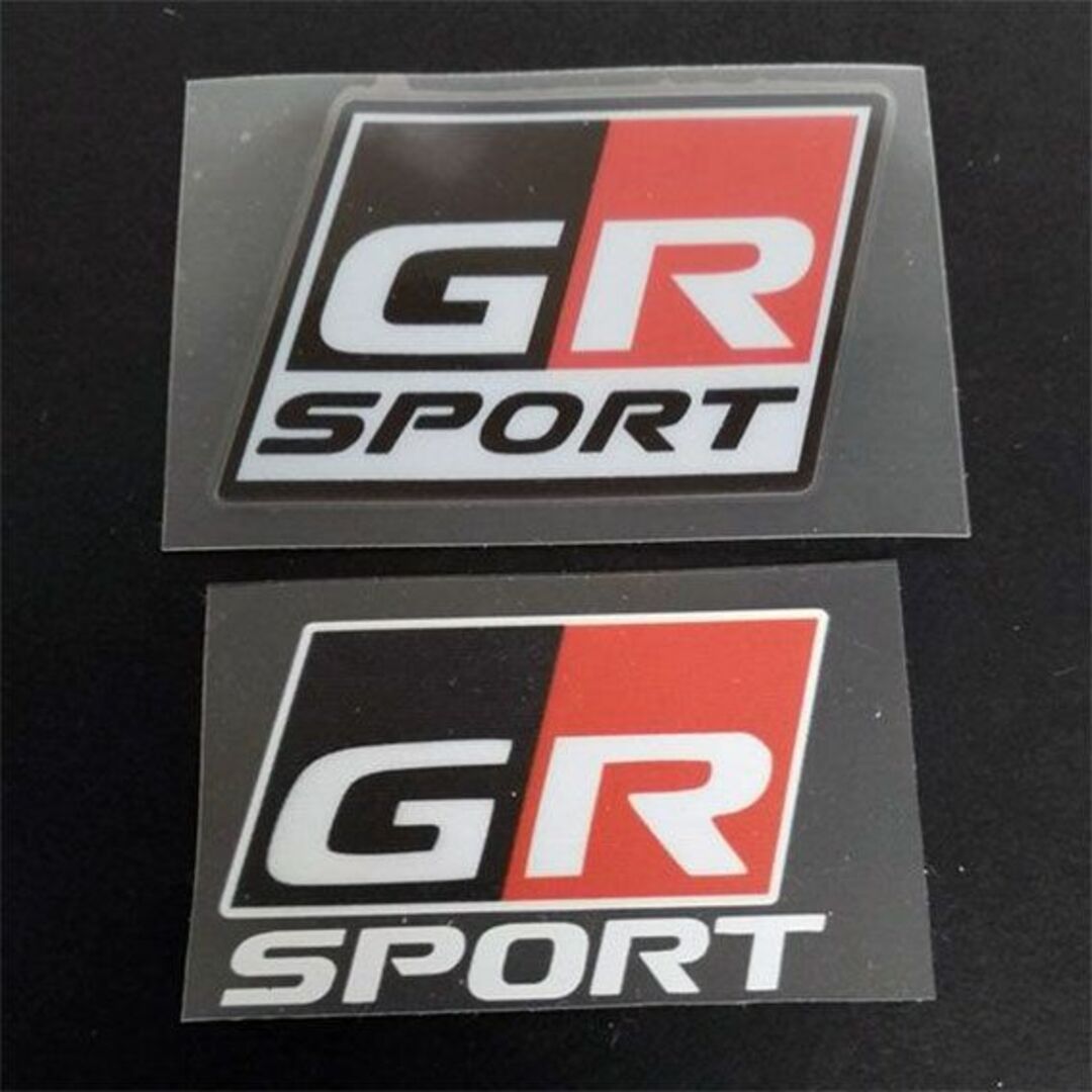 トヨタ(トヨタ)のGR SPORT (GR スポーツ）ステッカー 　２枚セット 自動車/バイクの自動車(車外アクセサリ)の商品写真