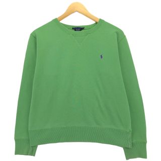 ラルフローレン(Ralph Lauren)の古着 ラルフローレン Ralph Lauren ワンポイントロゴスウェットシャツ トレーナー レディースM /eaa423908(トレーナー/スウェット)