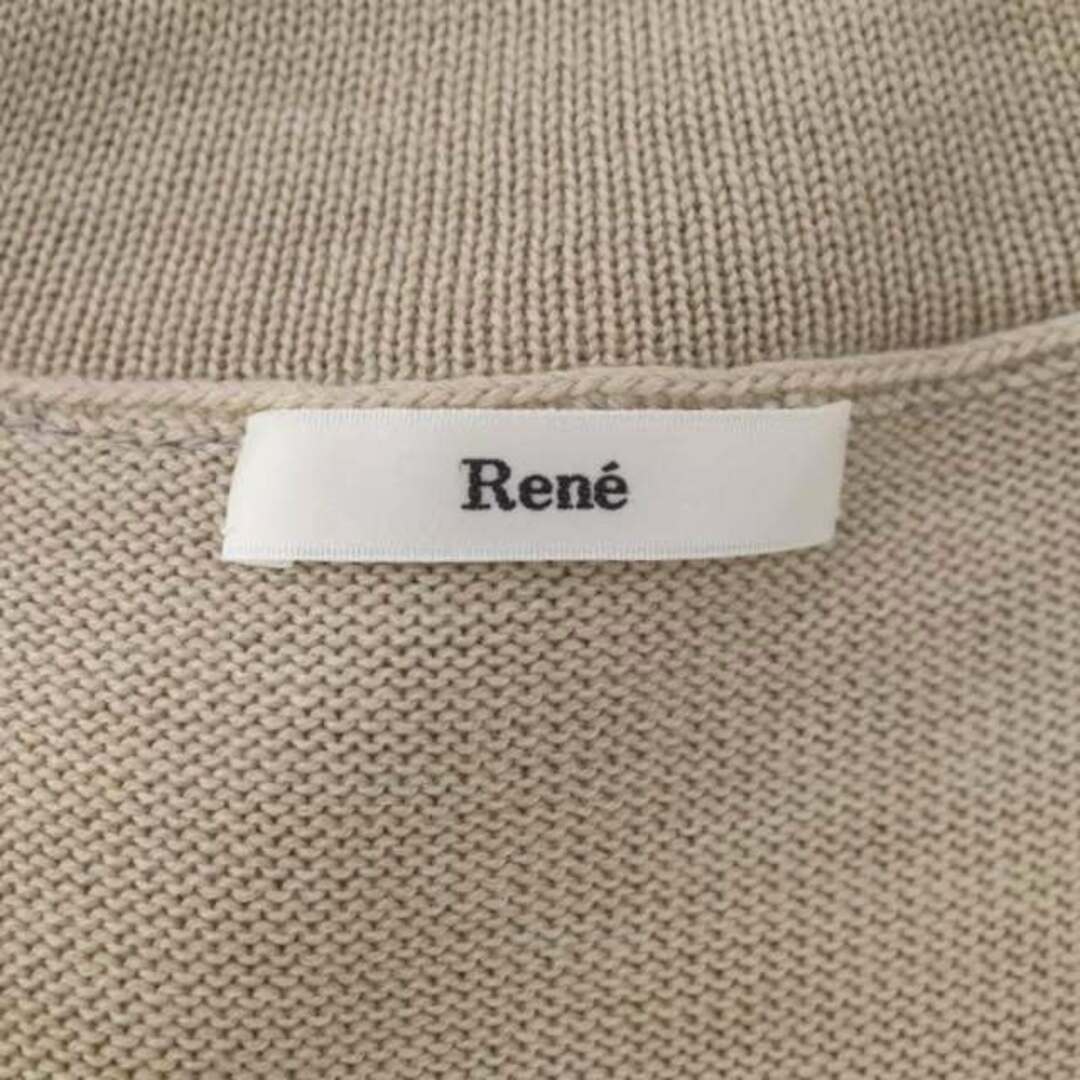 René(ルネ)のルネ Rene ノースリーブタートルネックニット セーター 36 ベージュ レディースのトップス(ニット/セーター)の商品写真