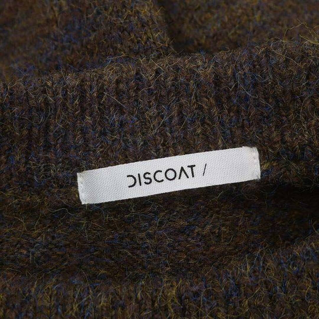 Discoat(ディスコート)のディスコート 23AW WEB限定 ふわメランジショートPOニット レディースのトップス(ニット/セーター)の商品写真