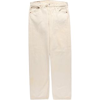 リーバイス(Levi's)の古着 リーバイス Levi's 501-0127 ホワイトデニム ストレートデニムパンツ メンズw35 /eaa421523(デニム/ジーンズ)