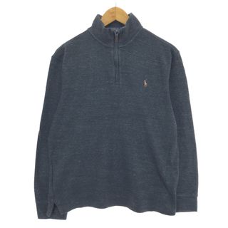 ラルフローレン(Ralph Lauren)の古着 ラルフローレン Ralph Lauren POLO RALPH LAUREN ESTATE RIB コットンニットハーフジップセーター メンズS /eaa424135(ニット/セーター)