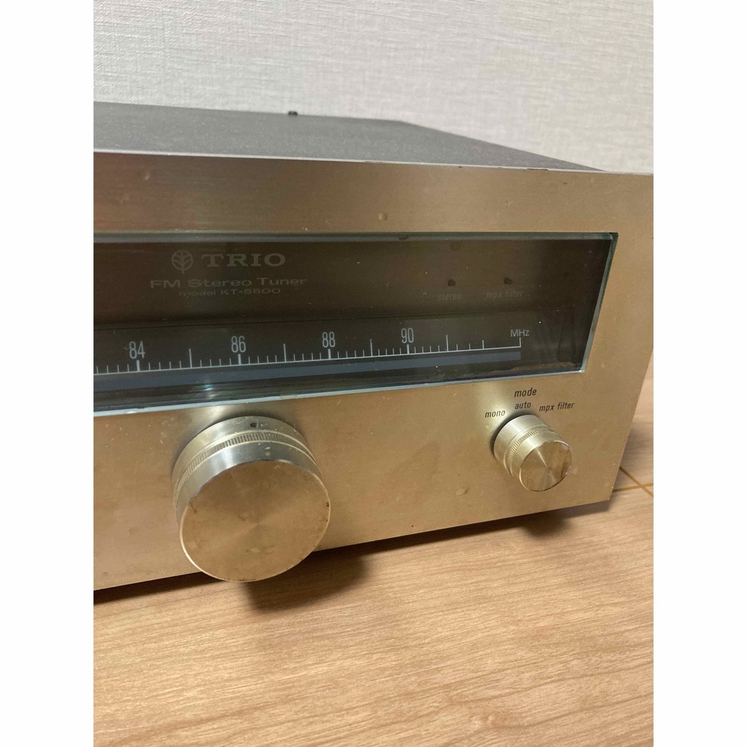 TRIO(トリオ)の最終値下げ　TORIO FM stereo tuner KT-5500 スマホ/家電/カメラのオーディオ機器(ラジオ)の商品写真