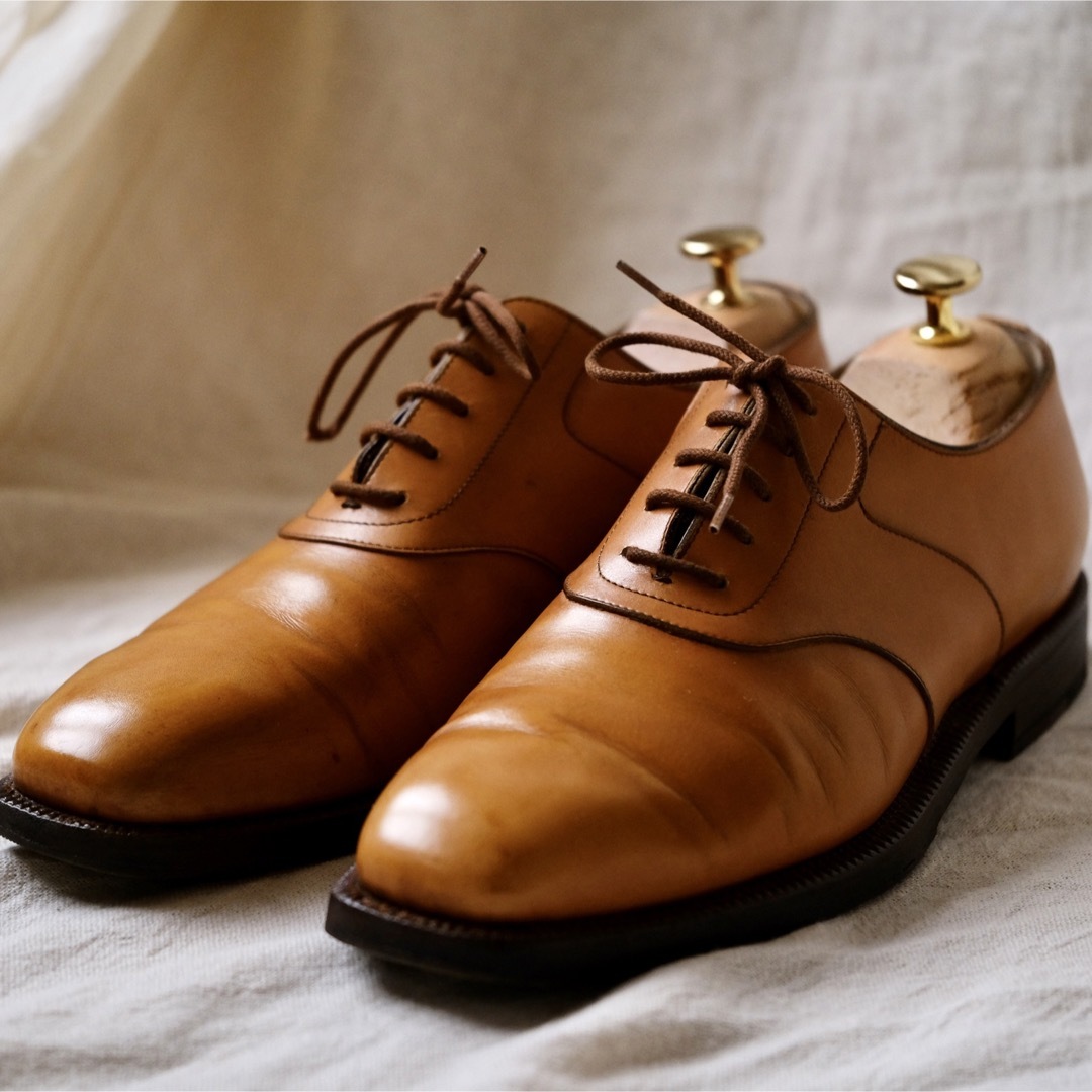 エンツォ ボナフェ Enzo Bonafe シューズ レザーシューズ オックスフォード メダリオン 本革 革靴 メンズ 41(26cm相当) ブラウン