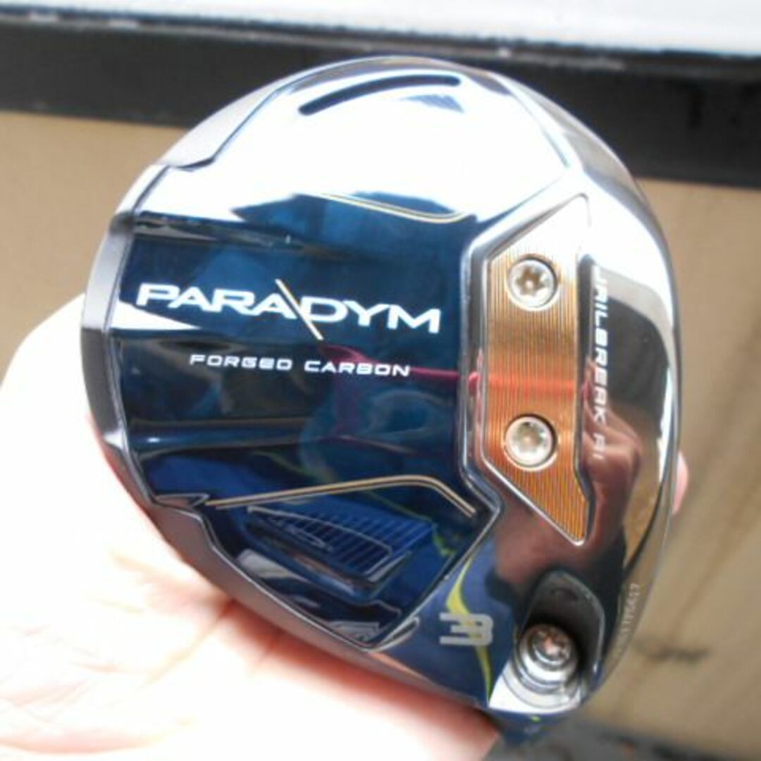 Callaway Golf(キャロウェイゴルフ)のパラダイム 　 PARADYM 　３Ｗ　１５度　 ヘッド のみ　ヘッドカバー有 スポーツ/アウトドアのゴルフ(クラブ)の商品写真