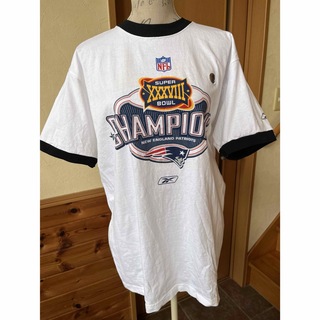 リーボック(Reebok)の未使用　NFL ニューイングランドペイトリオッツ　アメフト　スーパーボール(Tシャツ/カットソー(半袖/袖なし))