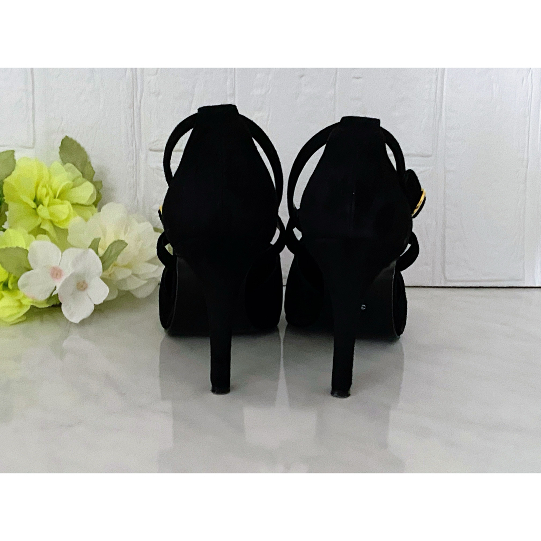 Pinky&Dianne(ピンキーアンドダイアン)のPinky&Dianne ストラップ  パンプス  ハイヒール 23㎝ 黒 レディースの靴/シューズ(ハイヒール/パンプス)の商品写真