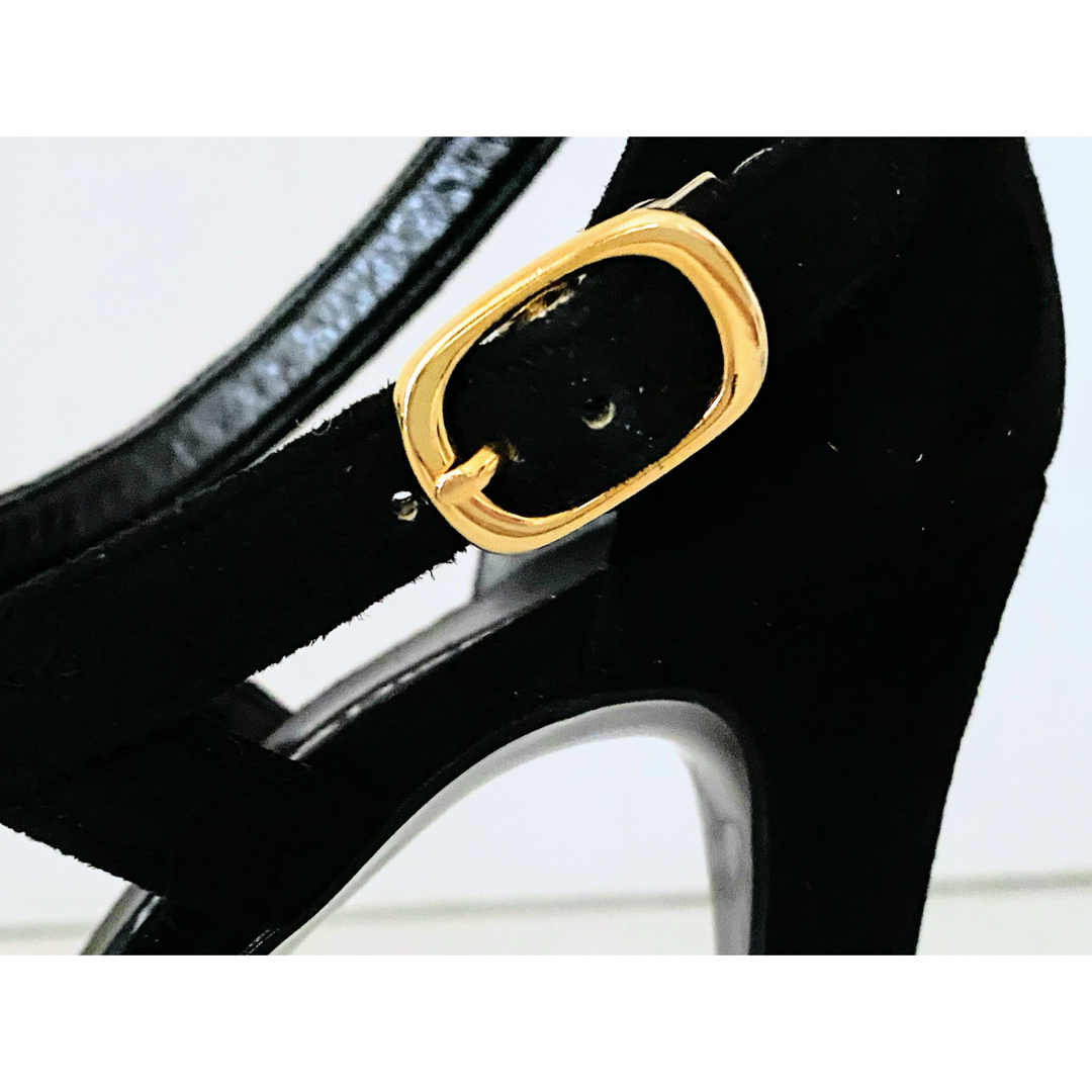 Pinky&Dianne(ピンキーアンドダイアン)のPinky&Dianne ストラップ  パンプス  ハイヒール 23㎝ 黒 レディースの靴/シューズ(ハイヒール/パンプス)の商品写真