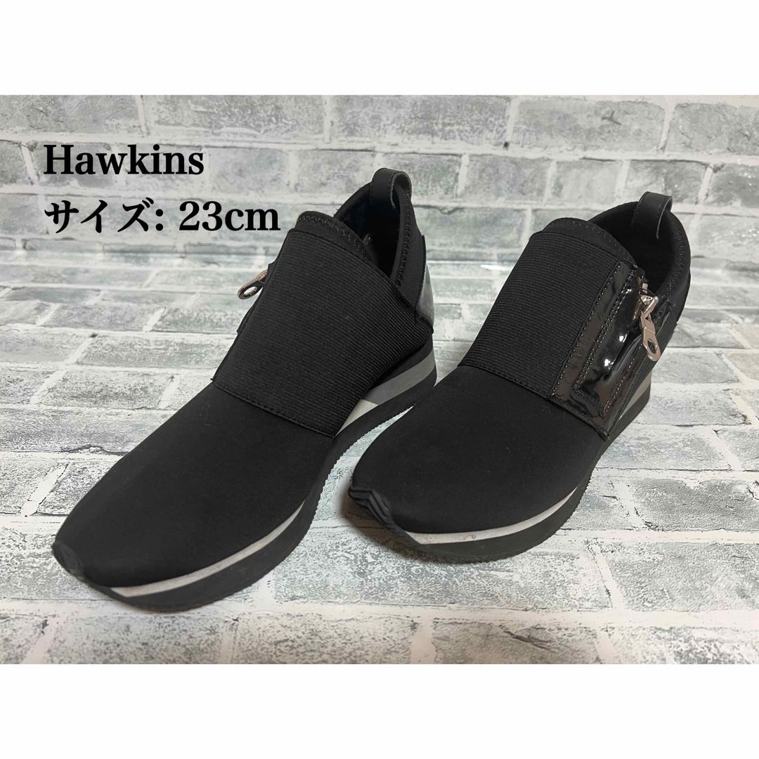 HAWKINS(ホーキンス)のホーキンススポーツ　スニーカー　23cm ジップ付き レディースの靴/シューズ(スニーカー)の商品写真