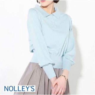 ノーリーズ(NOLLEY'S)の春物 NOLLEY’S ノーリーズ　前後2WAYポロプルオーバーニット(ニット/セーター)