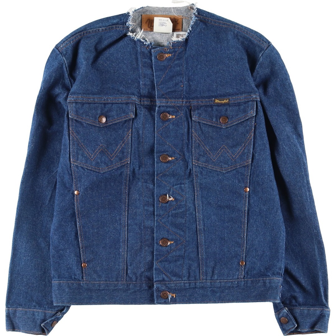 Wrangler(ラングラー)の古着 90年代 ラングラー Wrangler 74140NV デニムジャケット Gジャン メンズM ヴィンテージ /eaa423534 メンズのジャケット/アウター(Gジャン/デニムジャケット)の商品写真