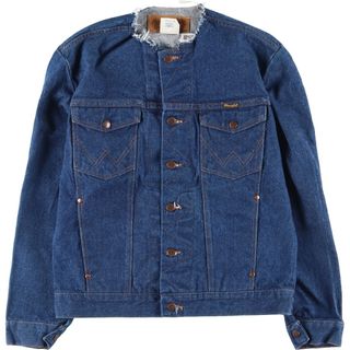 ラングラー(Wrangler)の古着 90年代 ラングラー Wrangler 74140NV デニムジャケット Gジャン メンズM ヴィンテージ /eaa423534(Gジャン/デニムジャケット)