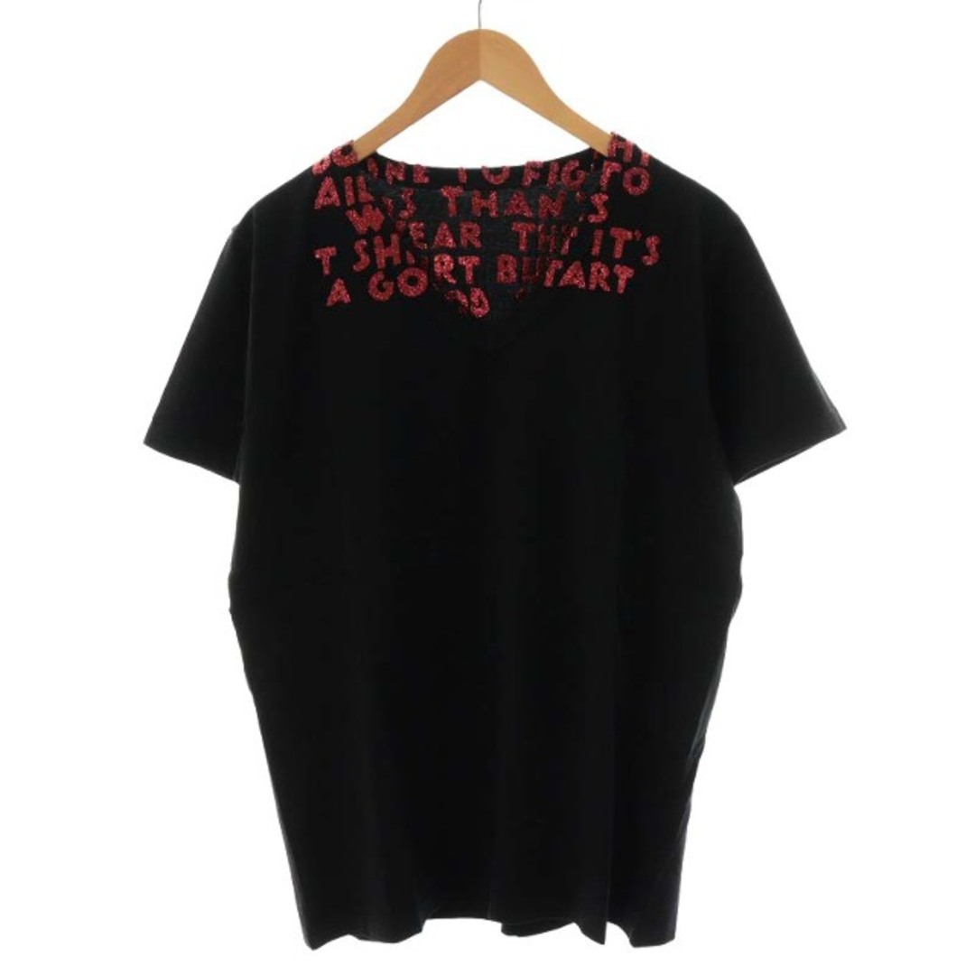 Maison Martin Margiela(マルタンマルジェラ)のMaison Margiela AIDS T-Shirt Tシャツ M 黒 赤 メンズのトップス(Tシャツ/カットソー(半袖/袖なし))の商品写真