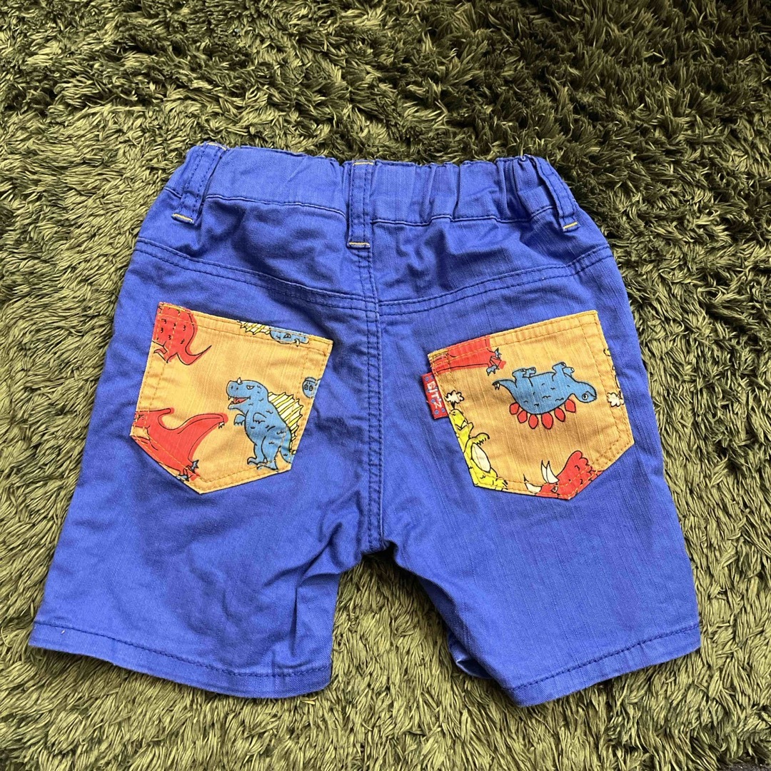 F.O.KIDS(エフオーキッズ)のBIT'Z F.O.インターナショナル ハーフパンツ　80 恐竜　ブルー キッズ/ベビー/マタニティのベビー服(~85cm)(パンツ)の商品写真