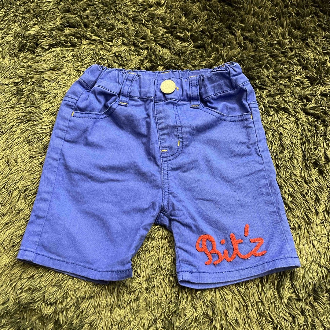 F.O.KIDS(エフオーキッズ)のBIT'Z F.O.インターナショナル ハーフパンツ　80 恐竜　ブルー キッズ/ベビー/マタニティのベビー服(~85cm)(パンツ)の商品写真