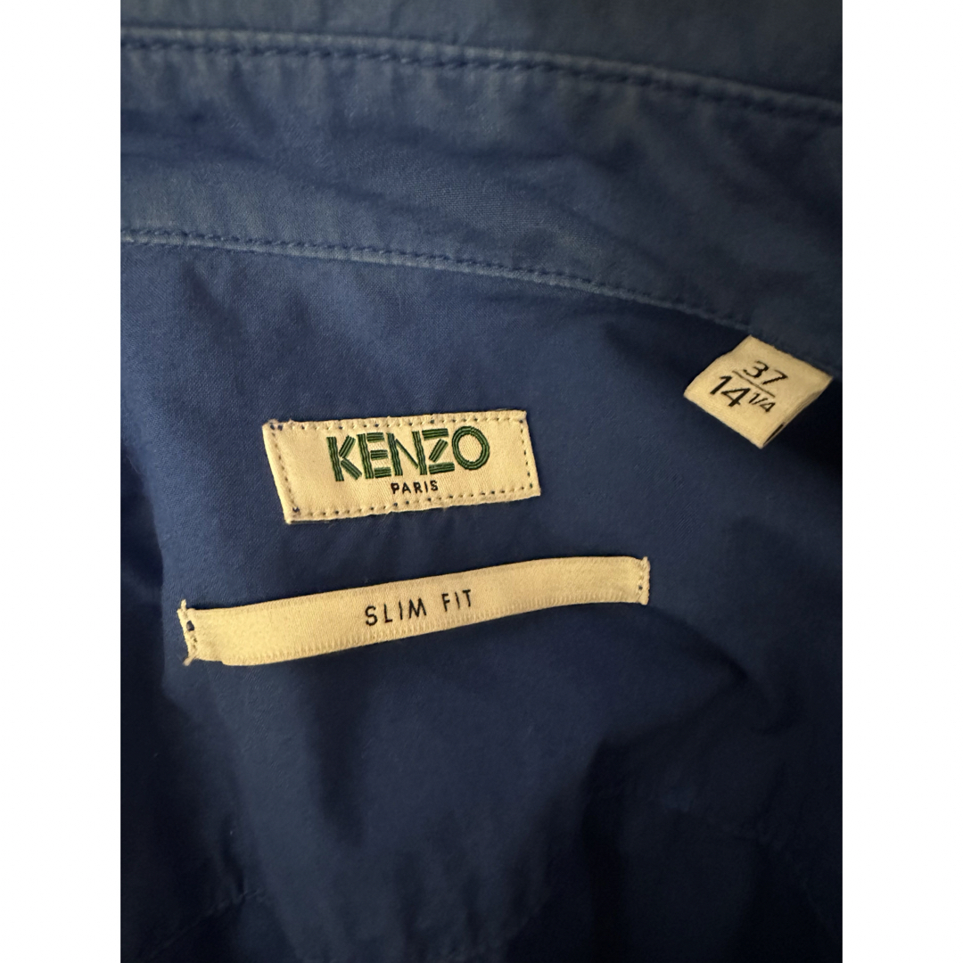 KENZO(ケンゾー)のKENZO ケンゾー　シャツ　青 メンズのトップス(シャツ)の商品写真