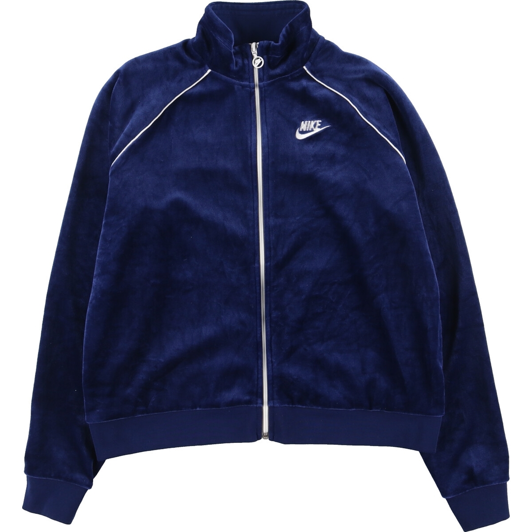 NIKE(ナイキ)の古着 ナイキ NIKE ベロアジャージ トラックジャケット レディースL /eaa423474 レディースのジャケット/アウター(その他)の商品写真