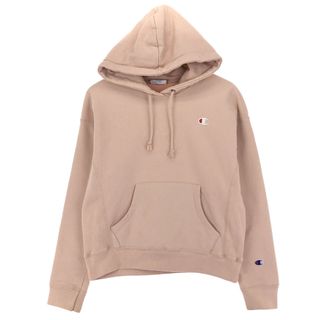 チャンピオン(Champion)の古着 00年代 チャンピオン Champion リバースウィーブ 復刻 単色タグ スウェットプルオーバーパーカー レディースM /eaa423945(トレーナー/スウェット)