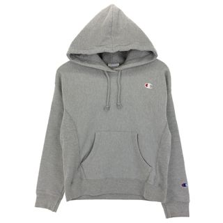 チャンピオン(Champion)の古着 00年代 チャンピオン Champion リバースウィーブ 復刻 単色タグ スウェットプルオーバーパーカー レディースS /eaa423947(トレーナー/スウェット)